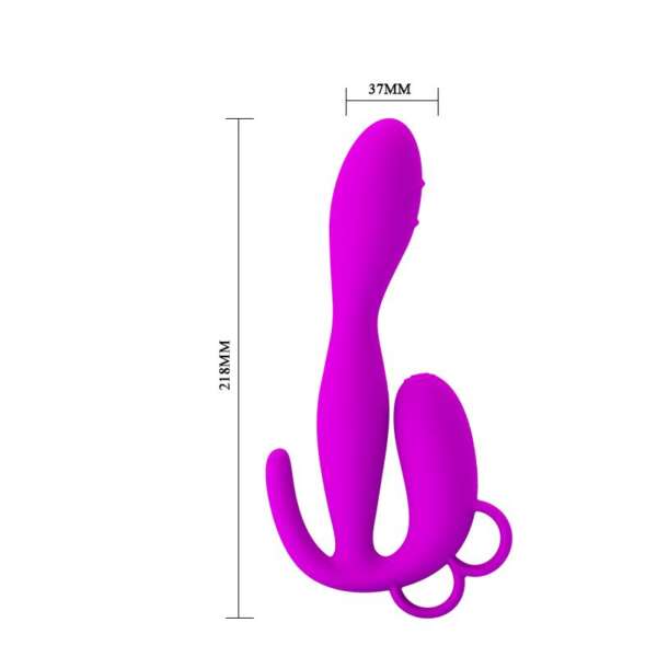Pretty Love Butt Plug Flowery Purple – Image 4