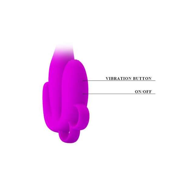 Pretty Love Butt Plug Flowery Purple – Image 5
