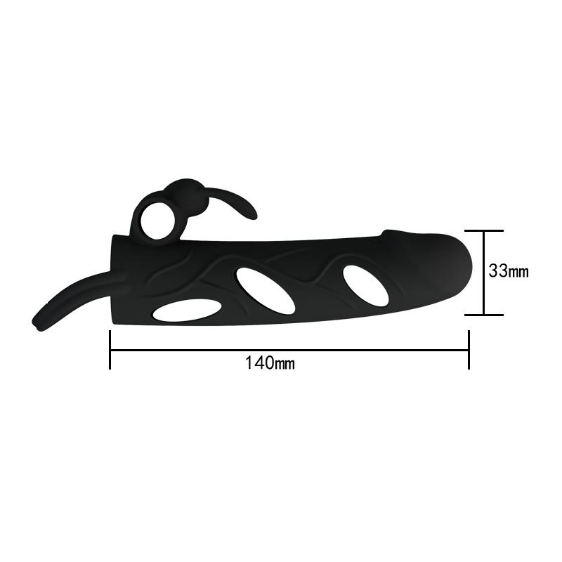 Pretty Love Cage with Vibrating Bullet 14 cm Black – Image 7