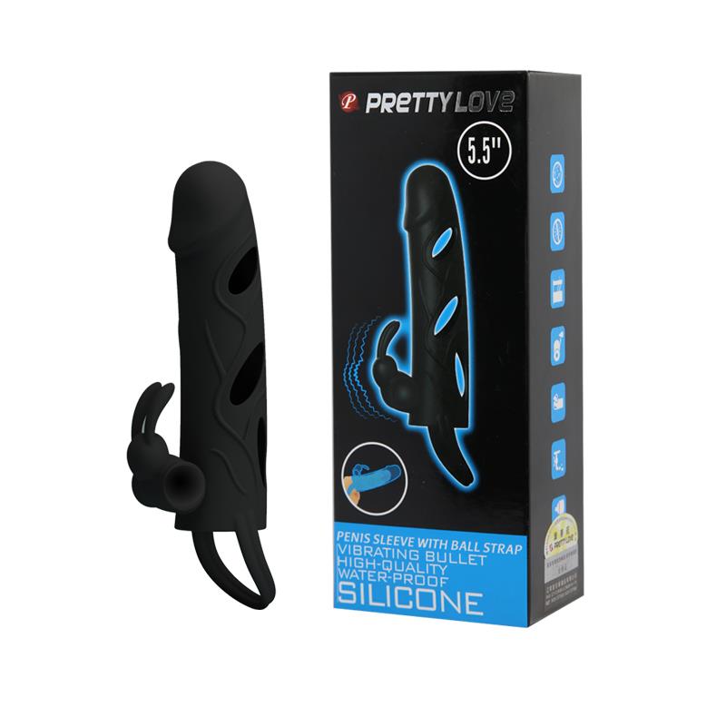 Pretty Love Cage with Vibrating Bullet 14 cm Black – Image 9