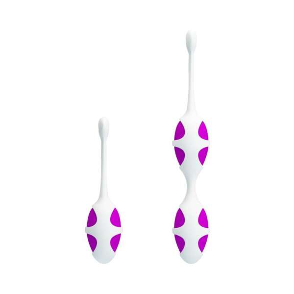 Pretty Love Oval Shaped Kegel Balls Purple – Image 3