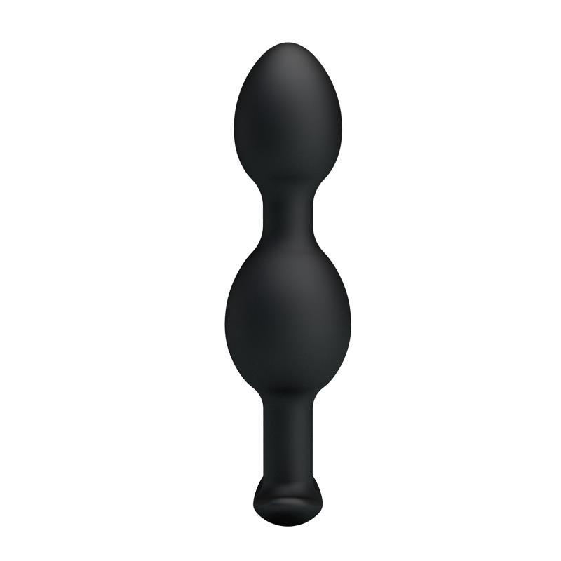 Pretty Love Silicone Anal Balls Black – Image 3