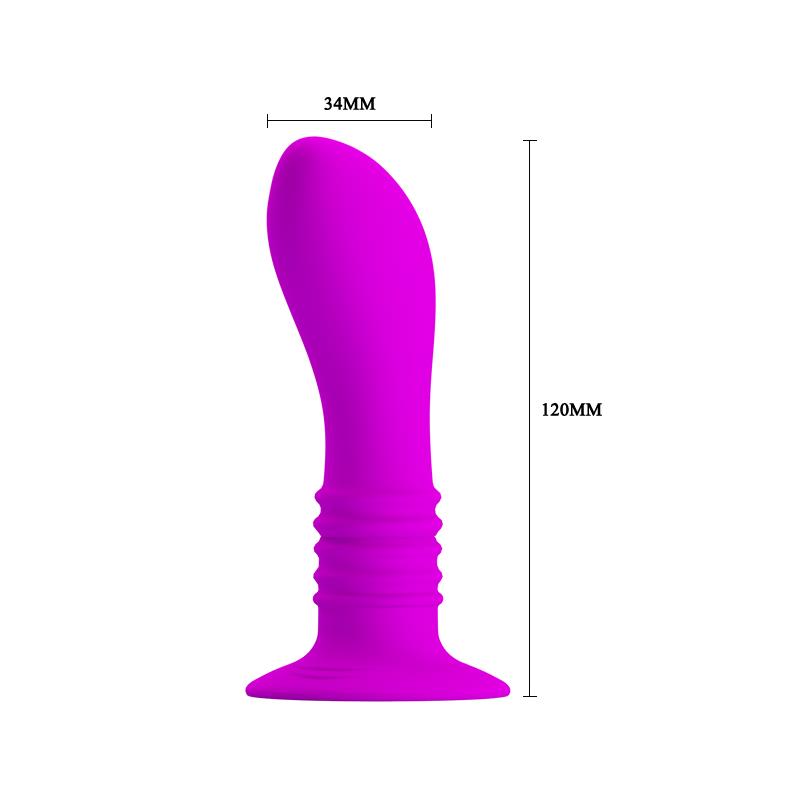 Pretty Love Vibrating Butt Plug Purple – Image 3