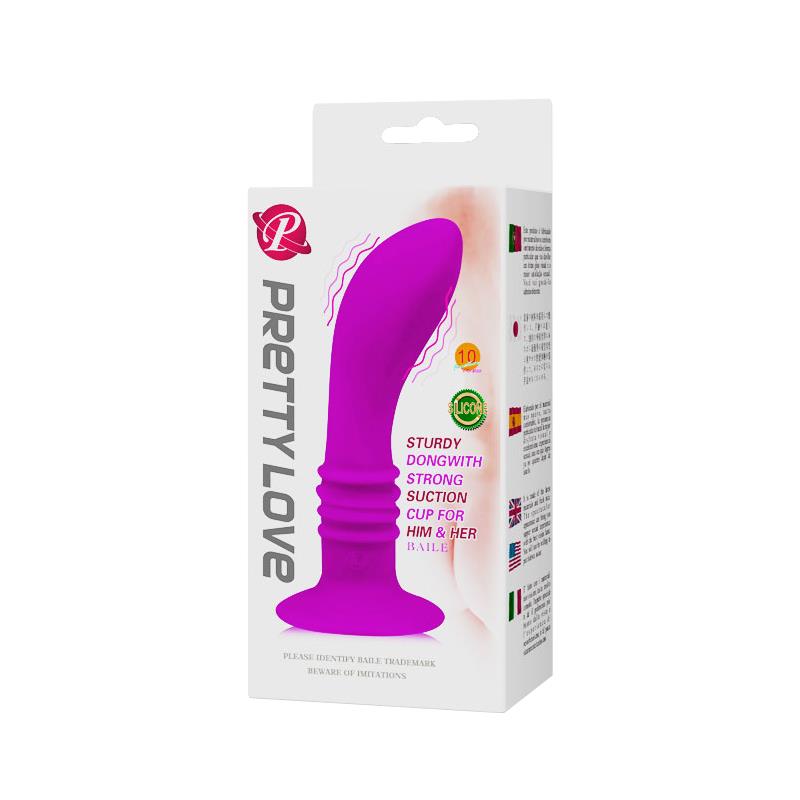 Pretty Love Vibrating Butt Plug Purple – Image 5