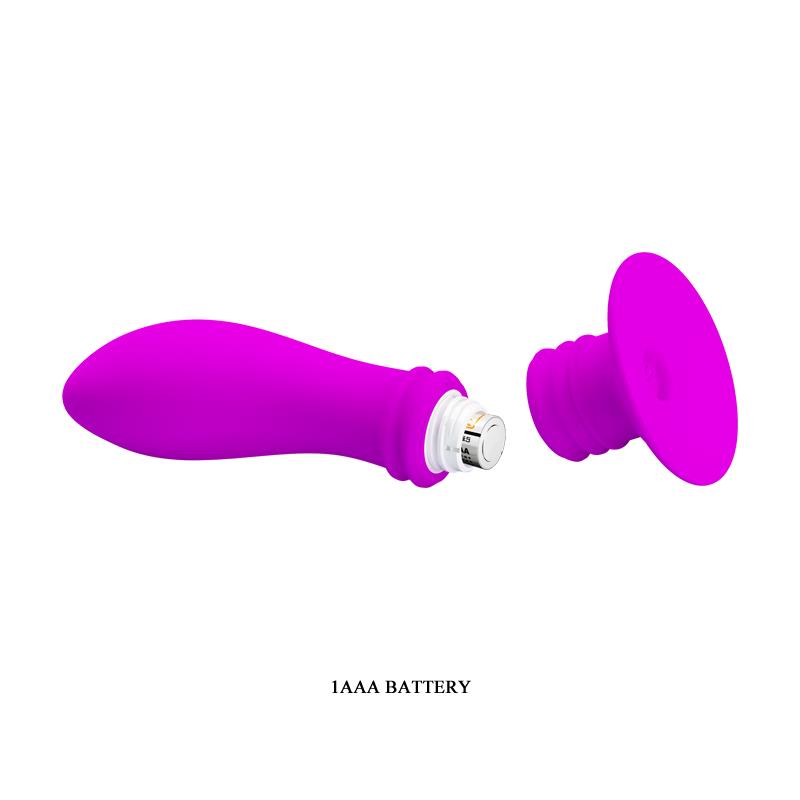 Pretty Love Vibrating Butt Plug Purple – Image 9