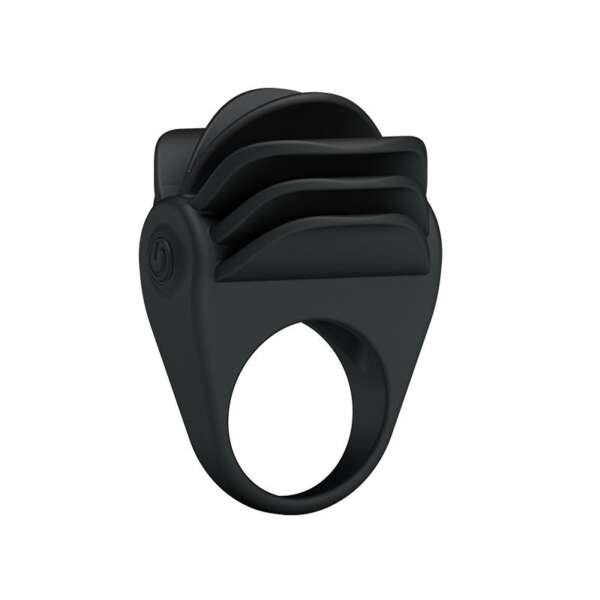 Pretty Love Vibrating Cock Ring Chester Black – Image 6