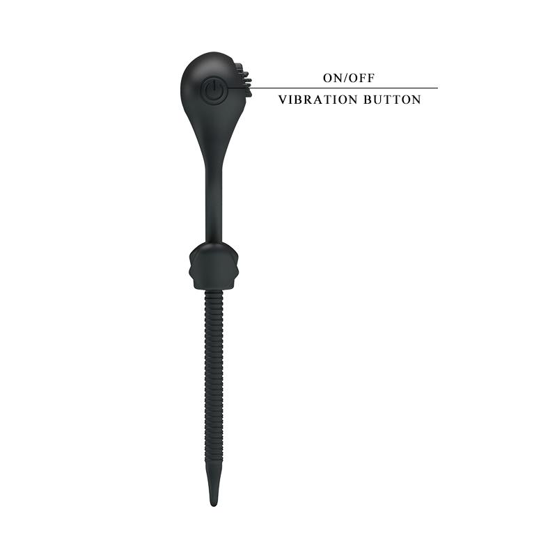 Pretty Love Vibrating Cock Ring Curitis Black – Image 3