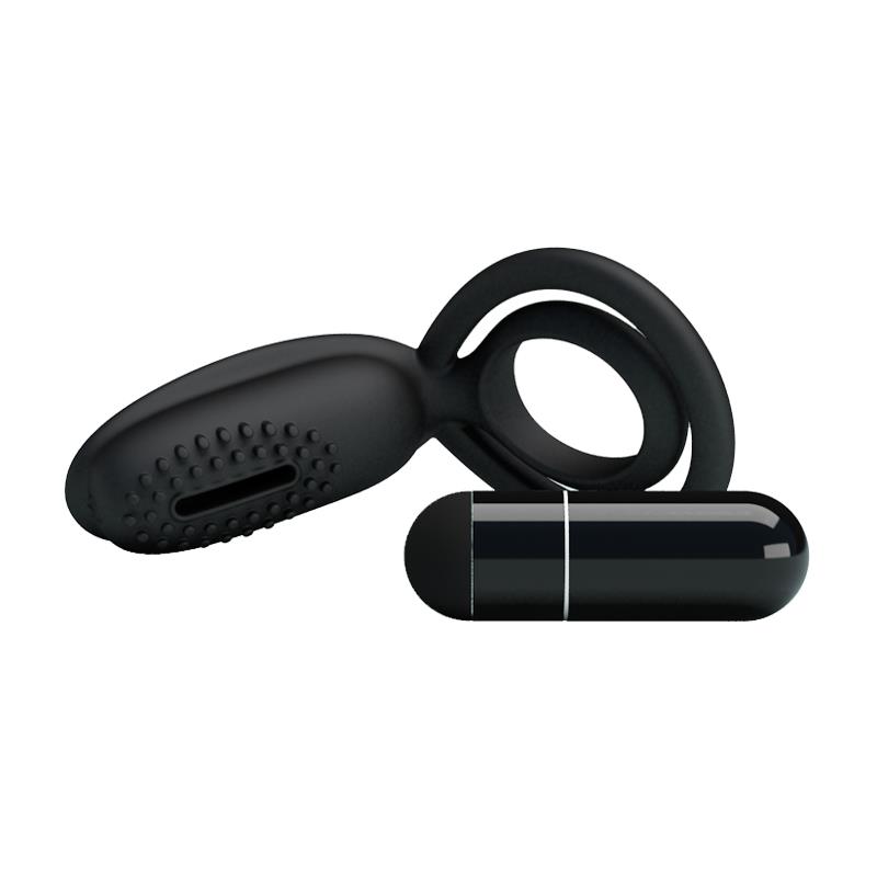 Pretty Love Vibrating Cock Ring Esther Black – Image 5
