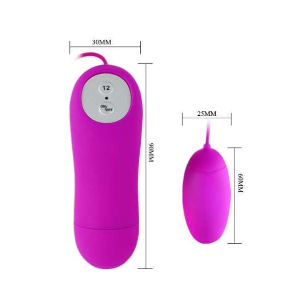 Pretty Love Vibrating Egg Eunice Purple – Image 8
