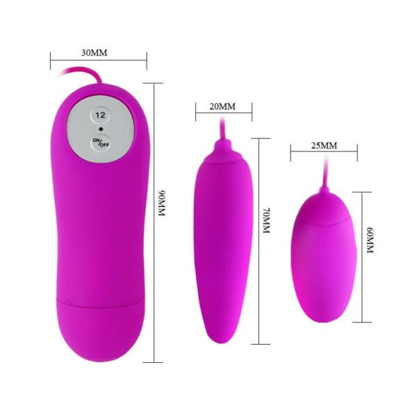 Pretty Love Vibrating Egg Irma Purple – Image 3
