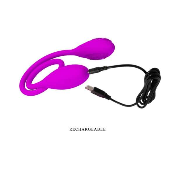 Pretty Love Vibrating Eggs Snaky Vibe Purple – Image 6