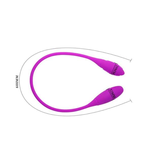 Pretty Love Vibrating Eggs Snaky Vibe Purple – Image 7