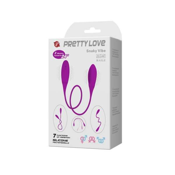 Pretty Love Vibrating Eggs Snaky Vibe Purple – Image 10