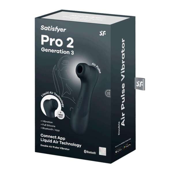 Pro 2 Gen 3 Liquid Air Technology Suction and Vibration App Connect Black – Image 4