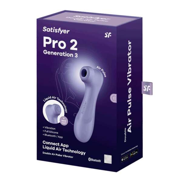 Pro 2 Genera 3 Liquid Air Technology Suction and Vibration APP Connect Lilac – Image 7