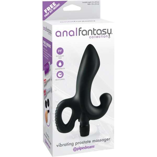 Prostate Massager with Vibration Black – Image 3