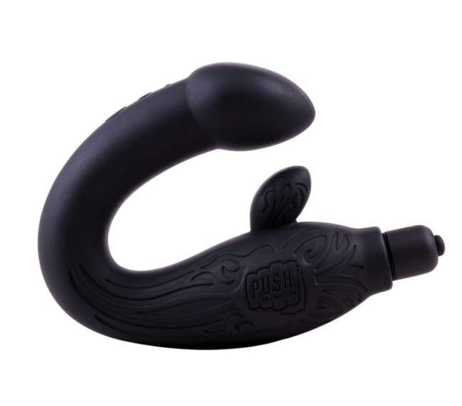 Prostatic Masager Silicone 29 cm Black