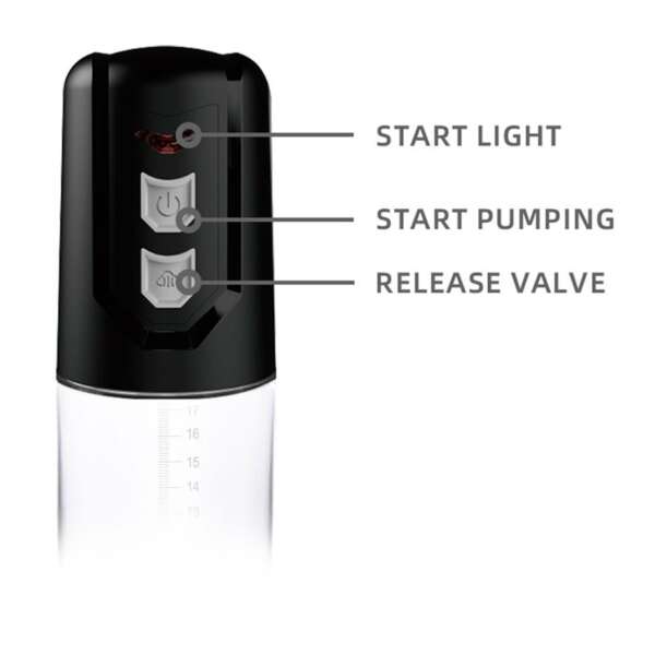 PSX10 Automatic Penis Pump Crystal – Image 7
