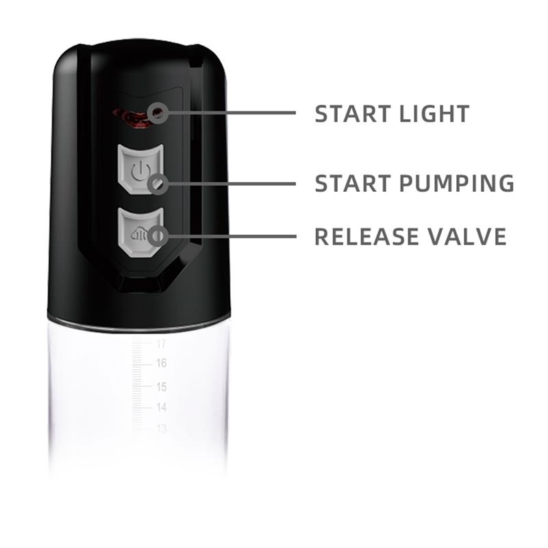 PSX10 Automatic Penis Pump Crystal – Image 7