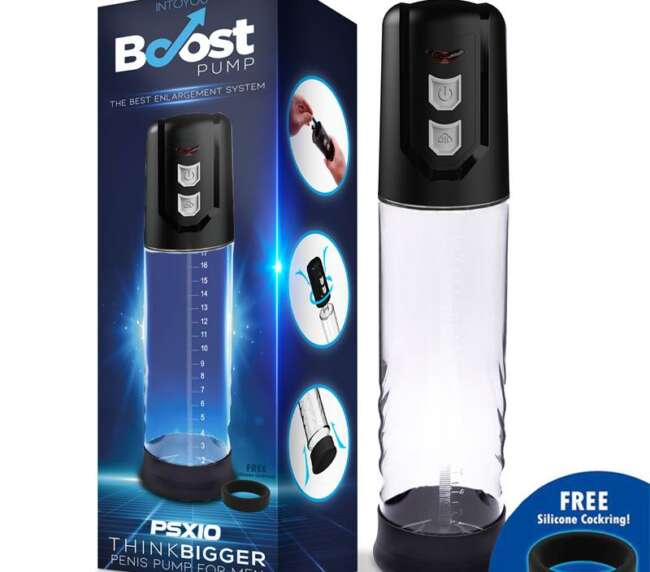 PSX10 Automatic Penis Pump Crystal