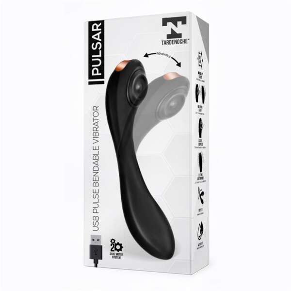 Pulsar Articulated Skeleton Vibrator with Pulsation Silicone USB – Image 6