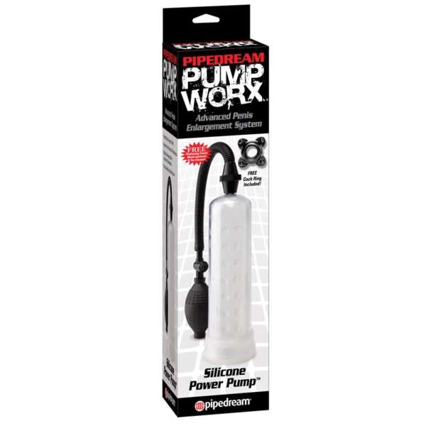 Pump Worx Silicone Power Pump Clear – Image 3