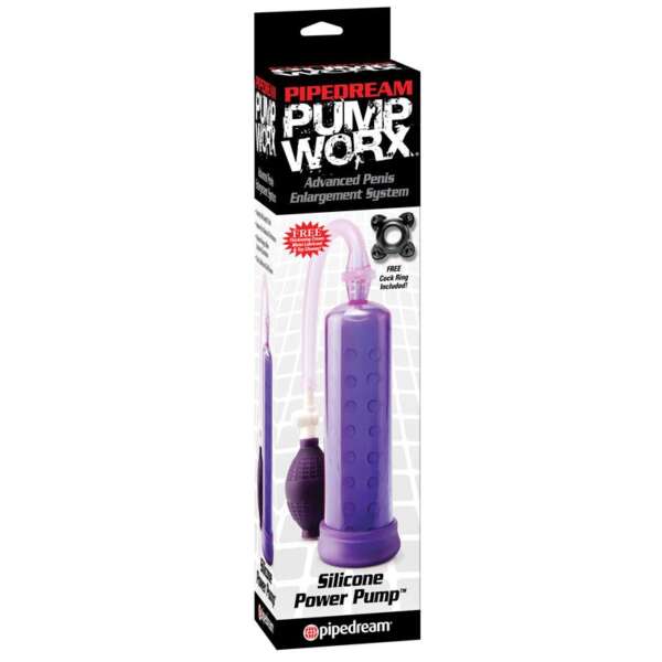 Pump Worx Silicone Power Pump Purple – Image 3