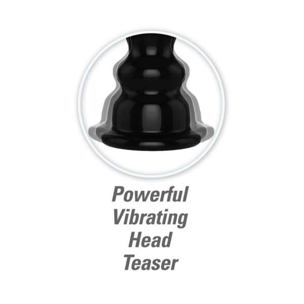 Pump Worx Ultimate Head Job Vibrating Penis Pump Black – Image 4