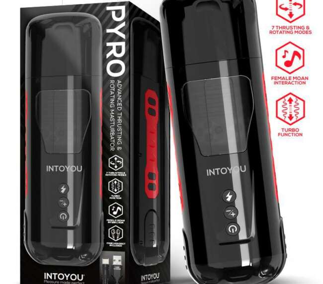 Pyro Advanced Thrusting, Rotating and Moaning Masturbator