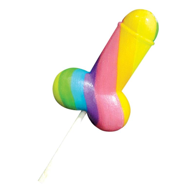 Rainbow Penis Shaped Lollipop – Image 3