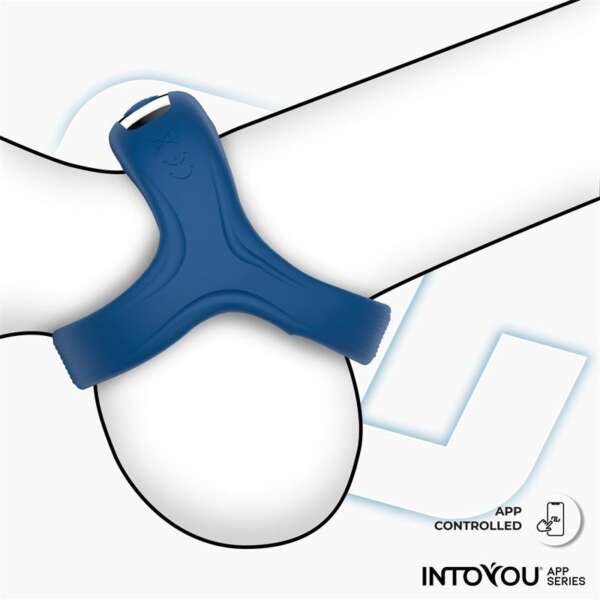 Rank Vibrating Ring with App Blue – Image 4