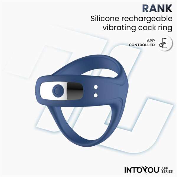 Rank Vibrating Ring with App Blue – Image 5