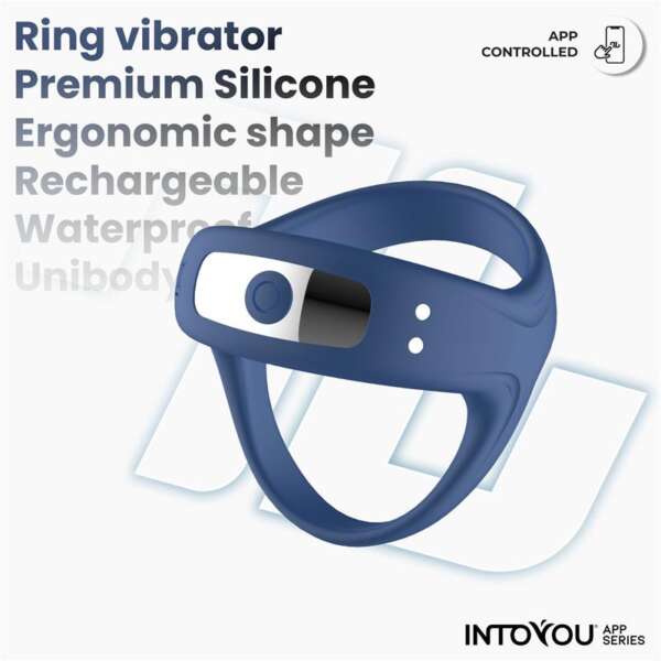 Rank Vibrating Ring with App Blue – Image 9