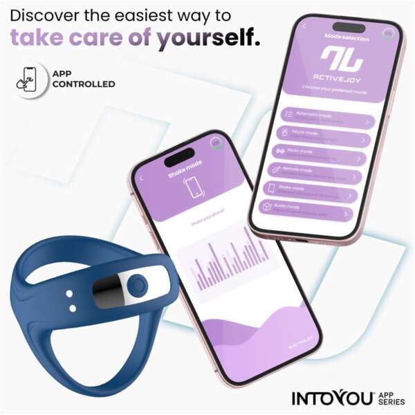 Rank Vibrating Ring with App Blue – Image 11