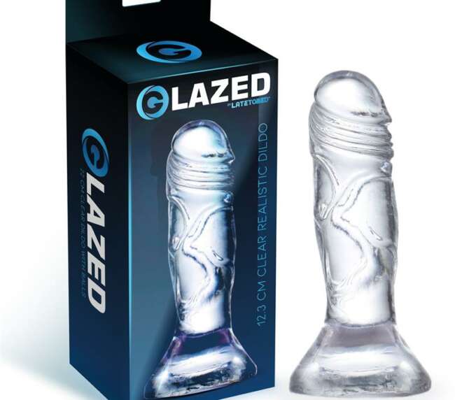 Realistic Dildo Crystal Material 12,3 cm