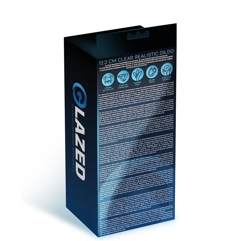 Realistic Dildo Crystal Material 12,3 cm - Image 5
