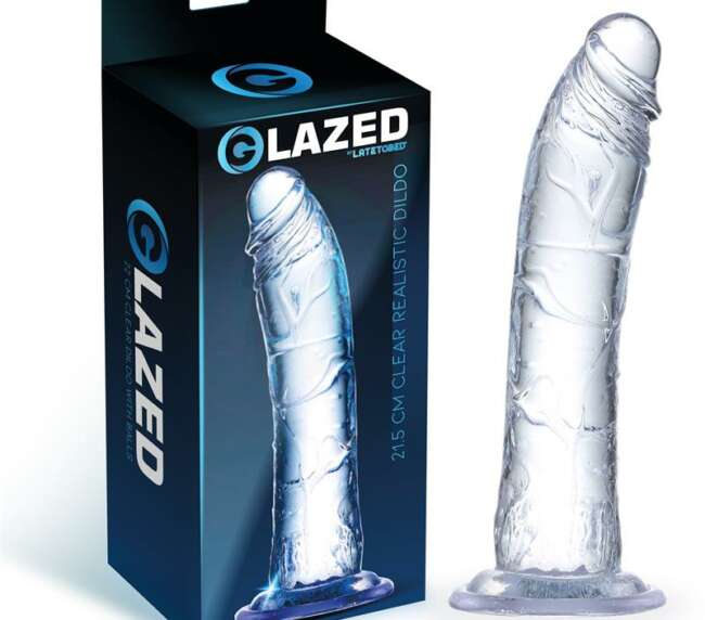 Realistic Dildo Crystal Material 21,5 cm