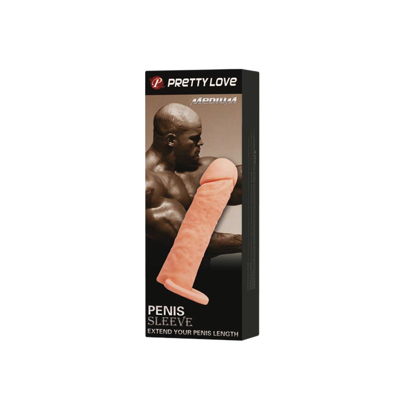 Realistic Penis Sleeve Medium Flesh – Image 7