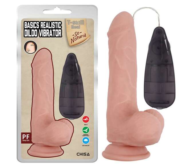 Realistic Vibrating Dildo Basics Realistic 7.8