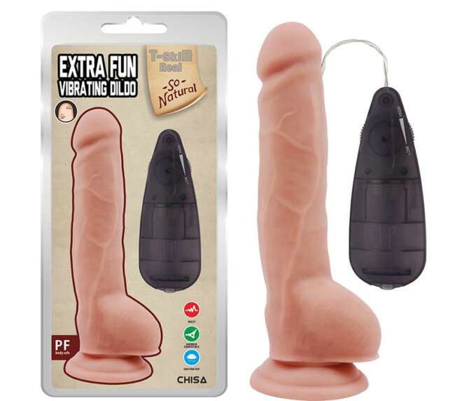 Realistic Vibrating Dildo Extra Fun 9.2