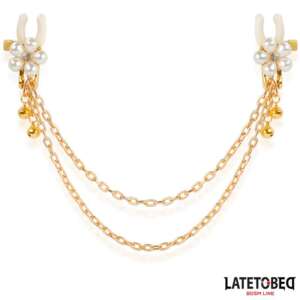 Rearl nipple clamps with Chain