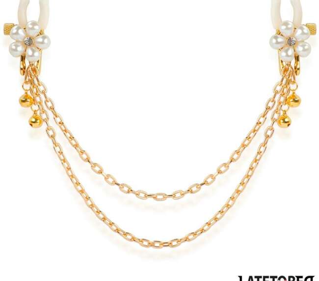 Rearl nipple clamps with Chain