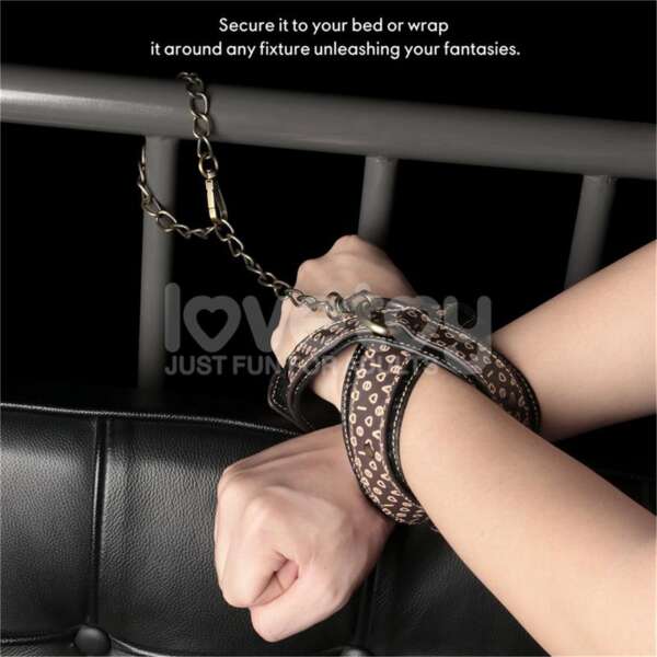 Rebellion Reign Crossed Handcuff with Chain