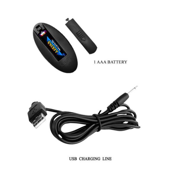 Remote-Controlled Anal Plug with Vibration and Rotation - USB – Image 3