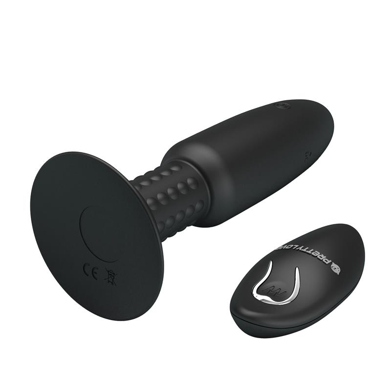 Remote-Controlled Anal Plug with Vibration and Rotation - USB - Image 5