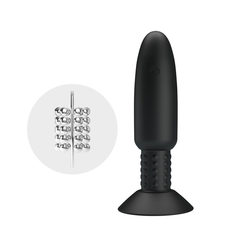 Remote-Controlled Anal Plug with Vibration and Rotation - USB - Image 8