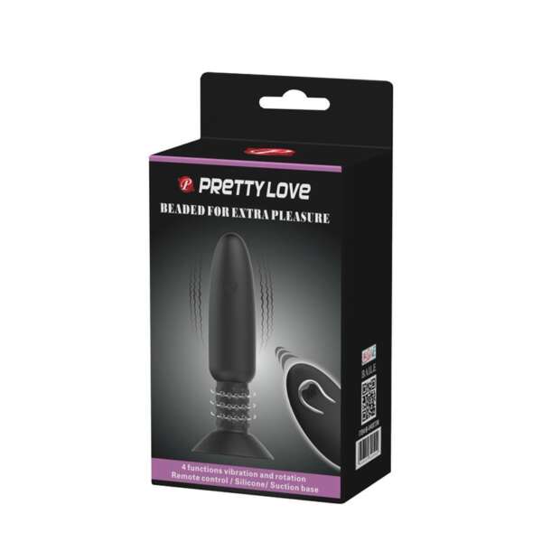 Remote-Controlled Anal Plug with Vibration and Rotation - USB – Image 6