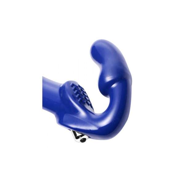 Revolver II Vibrating Strapless Strap On Dildo Blue – Image 6