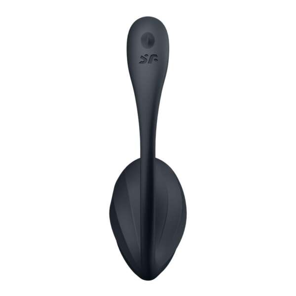 Ribbed Petal Panty Vibrator APP Black – Image 5