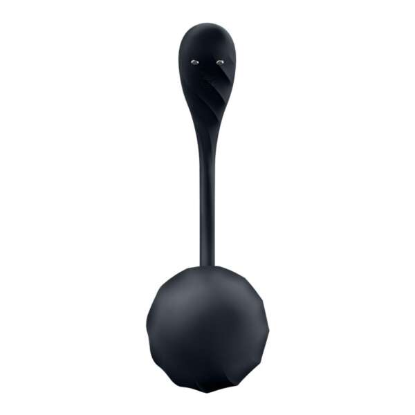 Ribbed Petal Panty Vibrator APP Black – Image 6